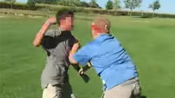 Kids FIGHT on golf course over rules breach